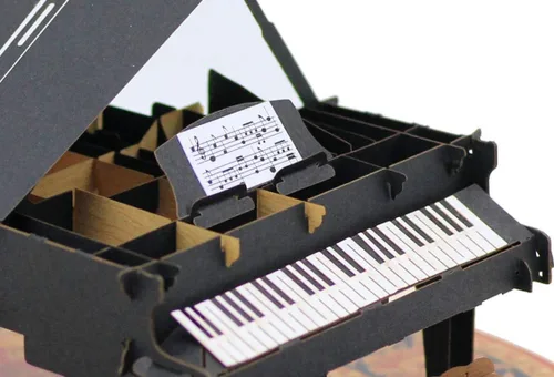 Miniatura 2 de PopLife Tarjeta desplegable 3D de piano de cola para todas las ocasiones: feliz cumpleaños, graduación, día del padre, día de la madre
