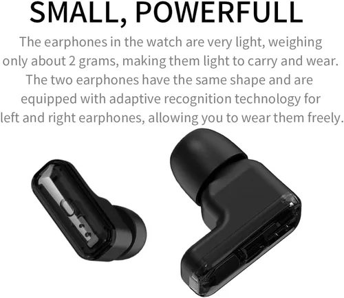 Miniatura 4 de Reloj inteligente con auriculares, reloj inteligente Bluetooth 2 en 1, reloj inteligente con pantalla HD IPS de 1.39 pulgadas para hombres y Rosa