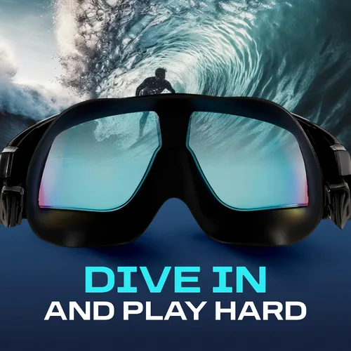 Miniatura 8 de Clear'r Focus Adult Swim Mask - Adult Swimming Goggles, Panoramic Vision, Snorkel Mask Silicone Skirt, Anti-Scratch Coating