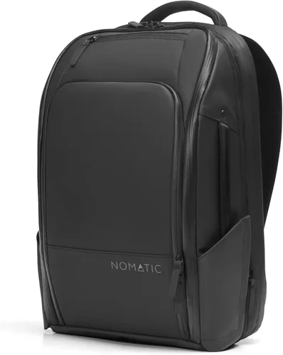 NOMATIC Paquete de viaje - Bolsa para portátil resistente al agua - Mochila expandible lista para TSA, Negro, Mochilas de viaje