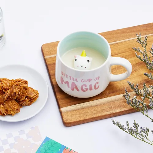 Miniatura 4 de Taza de cerámica con diseño de vaca para bebé, 12 onzas, bonita taza para Navidad, cumpleaños, regalo del día de San Valentín, regalos sorpresa