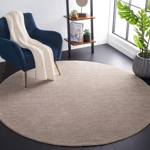 Miniatura 9 de SAFAVIEH Lasa Collection - Alfombra de área de 9 x 12 pies, color beige, diseño de flecos sólidos, no desprende pelusa y de fácil cuidado, ideal