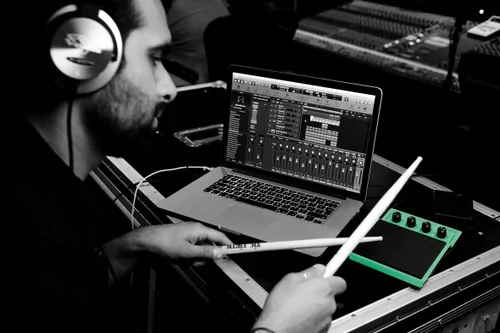 Miniatura 10 de Roland SPD-1E Almohadilla de batería electrónica de percusión, Electro, Verde