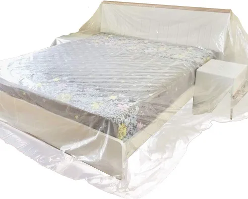 Miniatura 4 de Ruibo Funda protectora de sofá grande para muebles, tela de plástico impermeable, lona de plástico transparente para pintura, mudanza