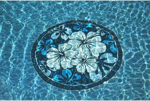 Miniatura 5 de Arte decorativo para piscina, tapete de piscina, más de 50 diseños, fácil de instalar y quitar