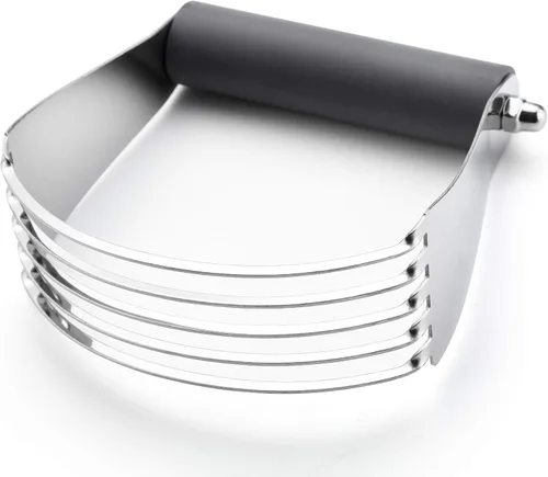 Miniatura 29 de Spring Chef Mezclador de Masa de Tamaño Mediano para Hornear, Herramienta Cortadora de Masa de Acero Inoxidable, Herramienta Manual de Cortador