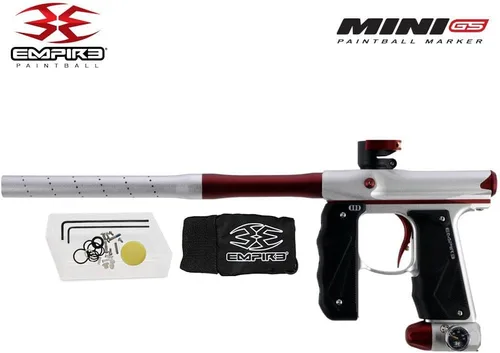 Miniatura 7 de Maddog Empire Mini GS Marcador de Pistola de Paintball Electrónico Completamente Automático con Tanque de Paintball HPA 48/3000, Cargador Polvo