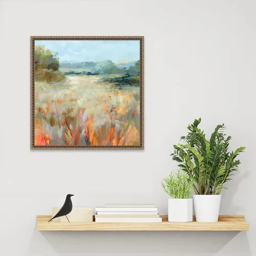 Miniatura 6 de Amanti Art Danhui Nai - Lienzo enmarcado para pared, 16 x 16 pulgadas, perdido en las hierbas, lienzo enmarcado para pared, obras de arte