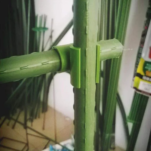 Miniatura 5 de 50 clips giratorios para conectores de plantas, enrejado de jardín, hebilla de soporte para jaula de tomate, escalada, ratán, vid