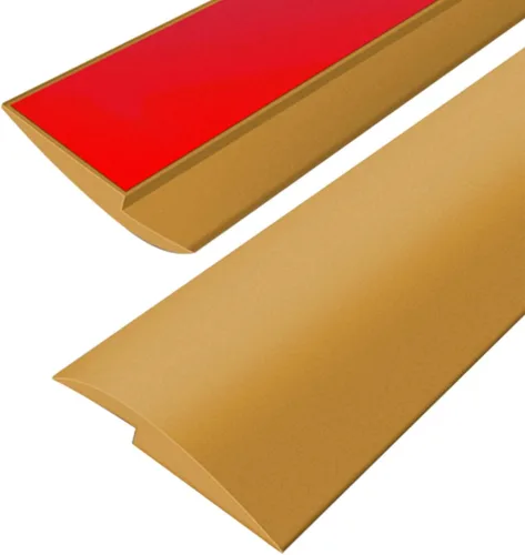 Miniatura 9 de Tira de transición autoadhesiva para umbral de alfombra a madera, cubierta protectora de borde de suelo ligera, para transiciones con diferencias