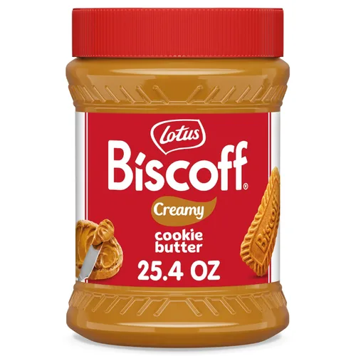 Miniatura 5 de Lotus Biscoff - Mantequilla de galleta para untar, cremosa, no transgénica, vegana