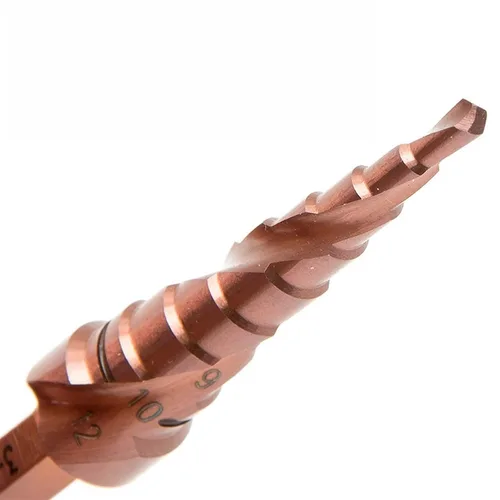 Miniatura 6 de Cobalt Step Drill Bits HSSCO M35 Cone Hex Triangle Shank Metal Drill Bits Tool Set Hole for Stainless Steel 1Pcs(3PCS Set-1)