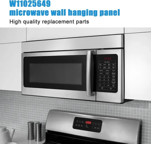 Miniatura 4 de W11025649 W10440498 Soporte de montaje para microondas de 29 pulgadas compatible con Whirlpool Maytag Placa de montaje en pared para microondas