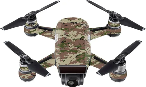 Miniatura 24 de MightySkins Skin compatible con DJI Spark Mini - Camuflaje rojo Funda protectora de vinilo duradera y única Fácil de aplicar, quitar y cambiar
