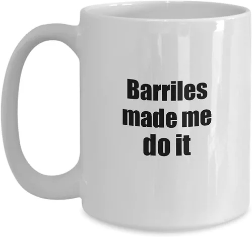 Miniatura 9 de EzGift Funny Barriles Mug Made Me Do It Musician Gift Quote Gag Coffee Tea Cup 11 oz