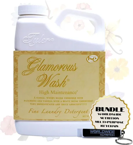 Miniatura 18 de Worldwide Nutrition Paquete Compatible con Tyler Glamorous Wash Diva Detergente Líquido para la Ropa - Lavable a Mano y a Máquina Detergente