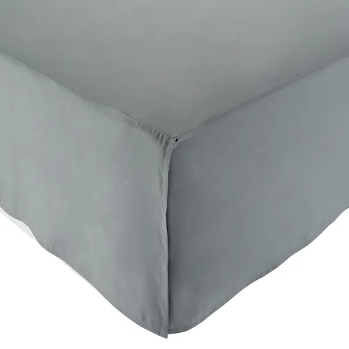 Miniatura 20 de Amazon Basics Falda de cama ligera plisada suave, lavable a máquina, tamaño King, color blanco hueso, sólido Blanco roto
