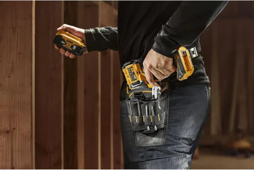Miniatura 5 de DEWALT Funda de taladro para cinturón de herramientas, duradera, fácil acceso a herramientas (DWST540502)