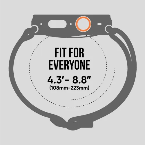 Miniatura 7 de Suitisbest Correa deportiva para Apple Watch Ultra 3/Ultra 2/Ultra Band de 1.929 in, 1.772 in, 1.811 in, 1.732 in, 1.654 in, correa de repuesto
