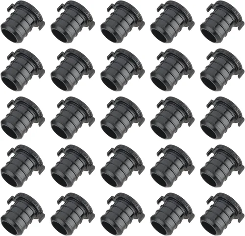 EFIELD - Juego de 25 tapones de engarce de púas PPSU de polietileno de 3/4 pulgadas (tapa final) con pestaña de posición para tubos Pex (3/4