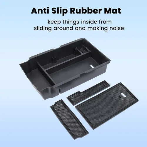 Miniatura 5 de Organizador de consola central compatible con reposabrazos Honda CRV 2026 2025 2024 2023, caja de almacenamiento para monedas y vidrio, inserto