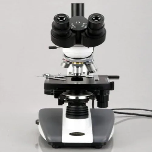 Miniatura 2 de AmScope Microscopio compuesto trinocular digital T360B-5M, aumento 40X-2000X, oculares WF10x y WF20x, Brightfield, iluminación LED, condensador