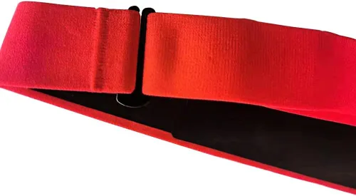 Miniatura 4 de Correa de pecho para monitor de frecuencia cardíaca compatible con la correa de repuesto MYZONE MZ-3 Rojo