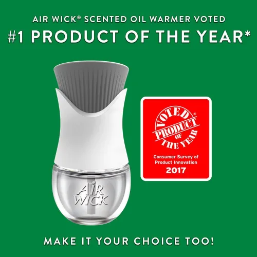 Miniatura 3 de Air Wick Aceite perfumado para enchufar, aroma de aguas frescas, 1 repuesto, 0.67 onzas (paquete de 8), aceites esenciales, ambientador