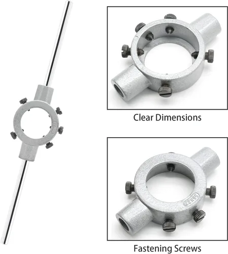 Miniatura 3 de Llave redonda de 2.17 pulgadas / 2.165 in, soporte de mango de llave de troquel, soporte de mango de llave de troquel de alta resistencia