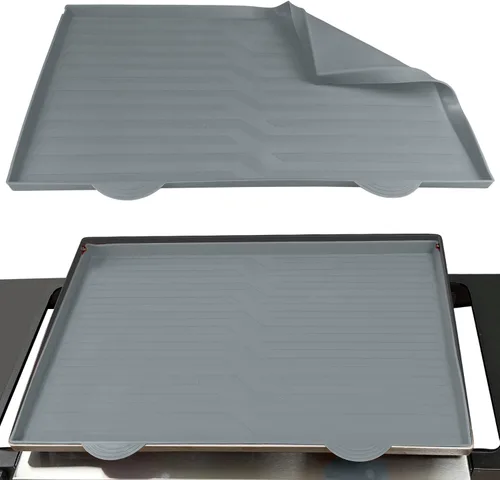 Miniatura 8 de Tapete de silicona para plancha Blackstone, resistente de grado alimenticio, protege la plancha de roedores, insectos, desechos y óxido, cubierta