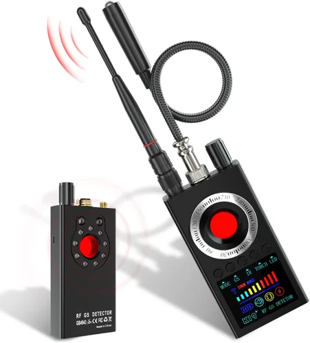 Detector de cámara oculta anti-espía Detector de dispositivo de escucha portátil Buscador de cámara Protector de privacidad profesional
