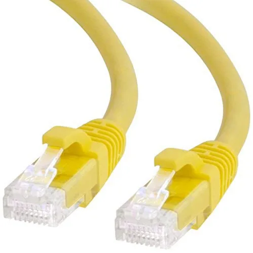 Miniatura 13 de C2G/Cables to Go 27872 Cable de red Ethernet cruzado Cat6 sin blindaje (UTP) sin enganche, amarillo (2,13 metros/7 pies)