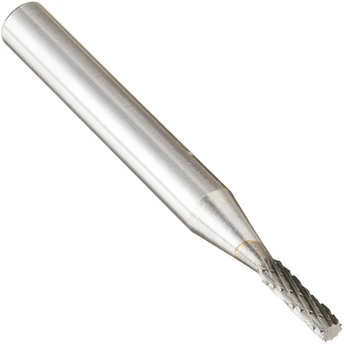Miniatura 102 de Drill America SA-1 Rebaba de carburo/lima giratoria cilíndrica de doble corte para amoladora de troquel de 1/4" de diámetro x 5/8" de longitud