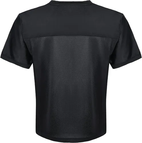 Miniatura 4 de Camiseta de fútbol liso en blanco para hombre, uniformes deportivos de equipo de práctica, hip hop, hipster, manga corta, malla, tallas S-3XL