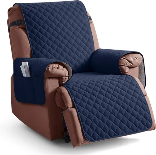 Miniatura 29 de KinCam Funda 100% impermeable para silla reclinable, fundas de sofá reclinable para mascotas, perros, funda de sofá reclinable, protector de muebles