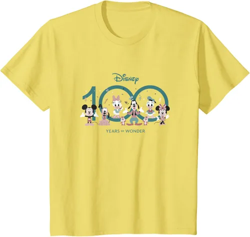 Miniatura 3 de Disney 100 Years of Wonder Mickey & Pals Muted Cute D100 Camiseta, Negro