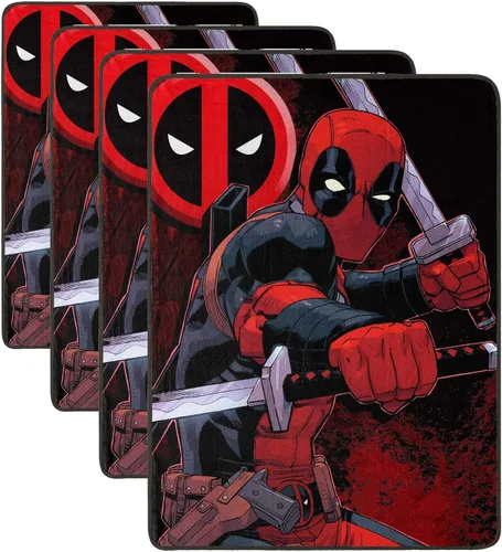 Miniatura 4 de Northwest Deadpool Manta de Micro Raschel, 46 x 60 pulgadas, Tipo Duro
