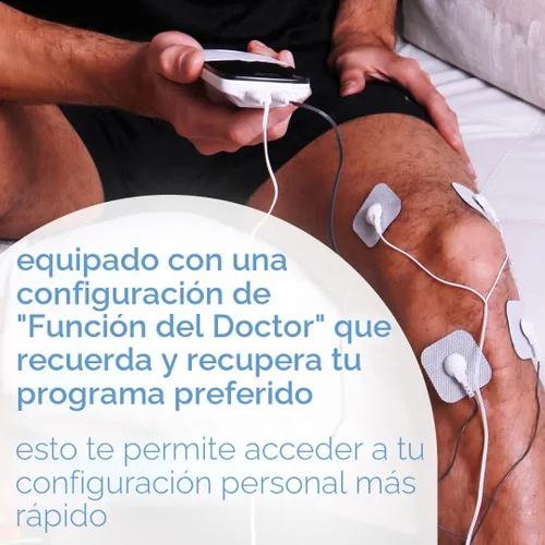 Miniatura 6 de Beurer EM49 Dispositivo digital TENS & EMS para alivio del dolor y estimulación muscular, 15 programas TENS, 35 programas EMS, 2 canales ajustables