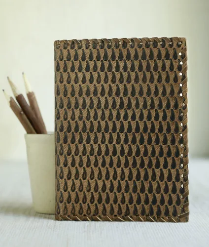 Miniatura 7 de Diario personal hecho a mano en cuero, cuaderno de composición en blanco, acta de viaje, libro de dibujo, páginas en blanco, papel de oficina