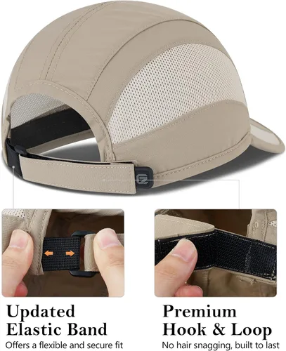 Miniatura 3 de GADIEMKENSD Gorro de secado rápido con malla transpirable y refrescante