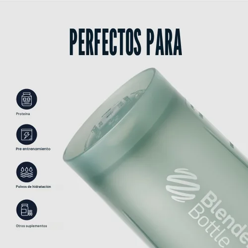 Miniatura 5 de BlenderBottle Classic V2 - Botella mezcladora perfecta para batidos de proteínas y preentrenamiento, 28 onzas, color marrón claro completo Canela