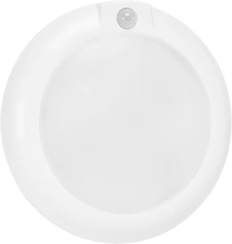 Miniatura 2 de Maxxima Lámpara LED redonda de 6 pulgadas con sensor de movimiento para montaje en techo, luz blanca cálida de 3000 K, 600 lúmenes, luz de cúpula