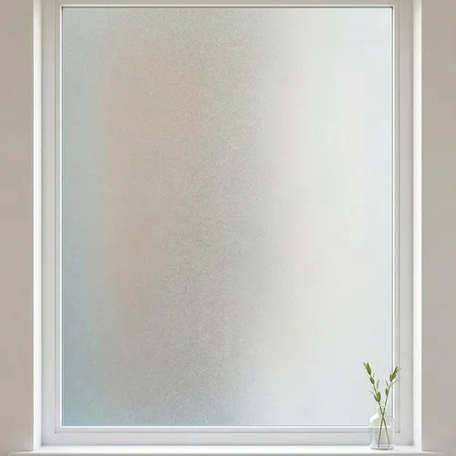 Miniatura 9 de Película de privacidad para ventana, esmerilada, tiras anchas, no adhesivas, extraíble, para ventana, película de vidrio para puerta, bloqueo UV