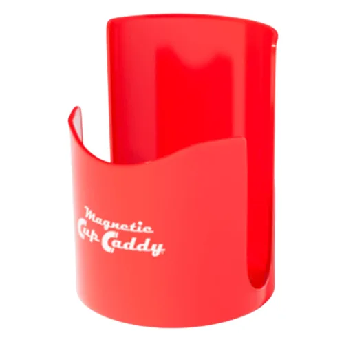 Master Magnetics 07582 herramienta magnética de almacenamiento 3.25" diámetro interno, 4.625" altura, color rojo