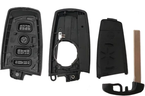 Miniatura 6 de Funda para llavero inteligente con control remoto para BMW 1 3 4 5 6 7 F Series X3 X5 M2 M5 F10 235ix 320 Funda para llavero (negro)