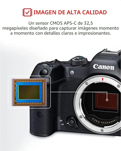 Miniatura 5 de Canon Cámara sin espejo EOS R7 (solo cuerpo), cámara híbrida, sensor CMOS de 32.5 megapíxeles (APS-C), video 4K, para deportes, acción, creadores