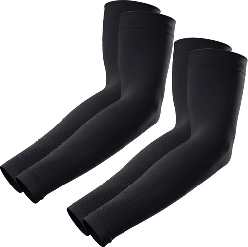 GOUNOD Mangas de compresión de enfriamiento de protección solar para hombres - Jardinería al aire libre Deportes Entrenamientos mangas de brazo de 2