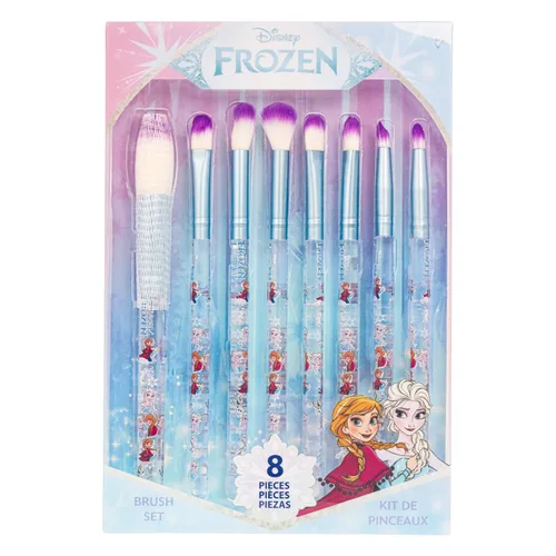 Miniatura 10 de Disney Alicia en el País de las Maravillas Juego de 8 brochas de maquillaje para sombra de ojos, iluminador, rubor, pelo suave, kit de maquillaje