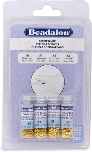 Miniatura 7 de Beadalon Paquete variado de tubos de colores surtidos para fabricación de joyas y cuentas, 3-600 piezas, plata, oro, cobre, hematita Variedad
