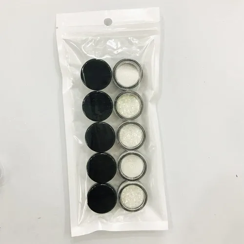 Miniatura 2 de PrettyG Juego de 10 cajas de purpurina en polvo que cambia de color UV – Festival Rave Maquillaje de Belleza Cara Cuerpo Arte Decoración UV-10C
